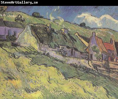 Vincent Van Gogh Thatched Cottages (nn04)